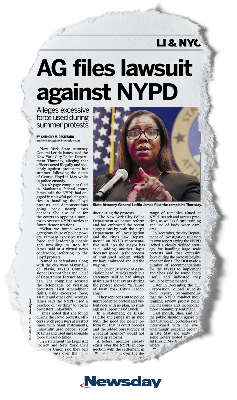 NYPD Newsday Clip
